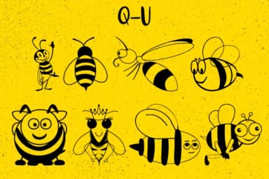 Bee Cute by Minimalistartstudio — Dingbats Font — thumbnail 4