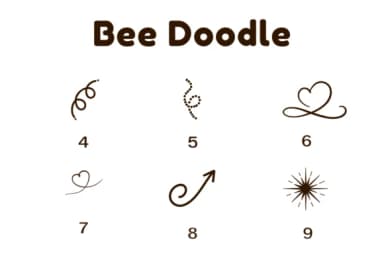 Bee Doodle by Nun Sukhwan — Dingbats Font — thumbnail 4