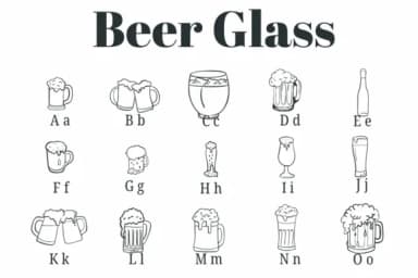Beer Glass by Suphitchaya — Dingbats Font — thumbnail 2