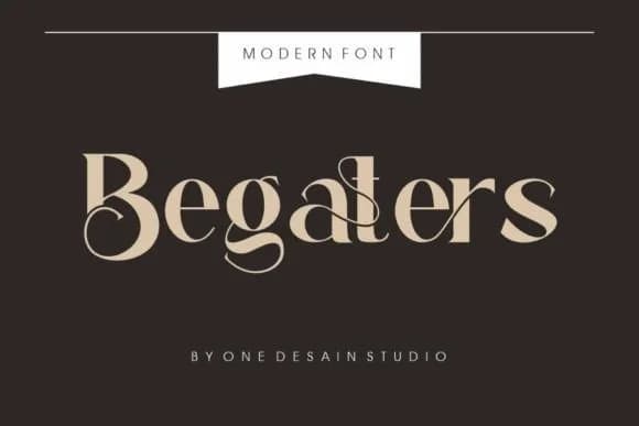 Begaters by One Design Type — Slab Serif Font