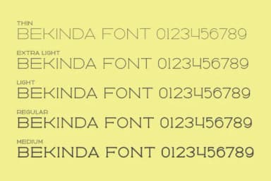 Bekinda by PHD Studios — Slab Serif Font — thumbnail 3