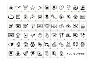 Beloved by YandiDesigns — Dingbats Font — thumbnail 2