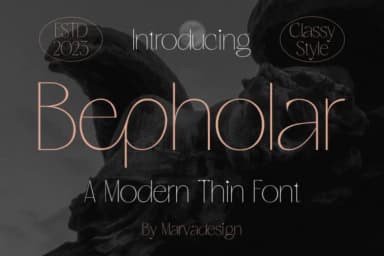 Bepholar by Marvadesign — Slab Serif Font — thumbnail 1