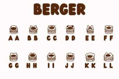 Berger by Chonada — Dingbats Font — thumbnail 2