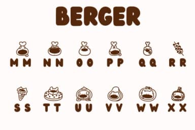 Berger by Chonada — Dingbats Font — thumbnail 3
