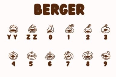 Berger by Chonada — Dingbats Font — thumbnail 4
