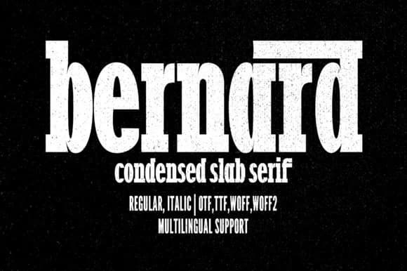 Bernard by Minimalistartstudio — Slab Serif Font