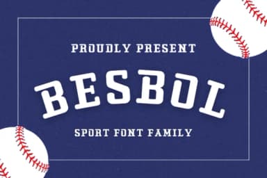 Besbol by filosovis.co — Slab Serif Font — thumbnail 1