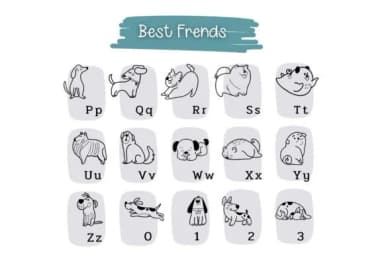 Best Friends Doodles by Pui Art — Dingbats Font — thumbnail 3