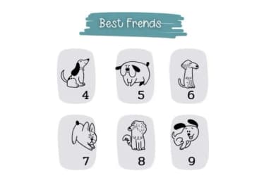 Best Friends Doodles by Pui Art — Dingbats Font — thumbnail 4