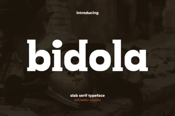 Bidola by Artiveko — Slab Serif Font