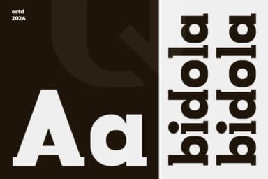 Bidola by Artiveko — Slab Serif Font — thumbnail 5