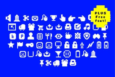 Big Pixel by GraphicsBam Fonts — Dingbats Font — thumbnail 2