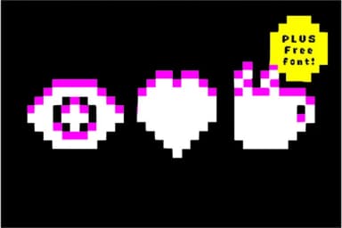 Big Pixel by GraphicsBam Fonts — Dingbats Font — thumbnail 3