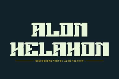 Bigyner by alonkelakon — Slab Serif Font — thumbnail 3