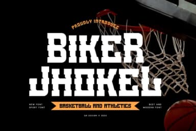 Biker Jhokel by qrdesignstd — Slab Serif Font — thumbnail 1