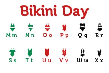 Bikini Day by Chonada — Dingbats Font — thumbnail 3