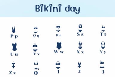 Bikini Day by Ketsarin — Dingbats Font — thumbnail 3