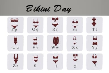 Bikini Day by Nongyao — Dingbats Font — thumbnail 3