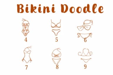 Bikini Doodle by Suphitchaya — Dingbats Font — thumbnail 4