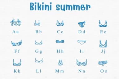Bikini Summer by Sontaya — Dingbats Font — thumbnail 3