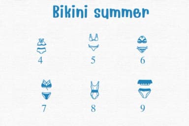 Bikini Summer by Sontaya — Dingbats Font — thumbnail 4
