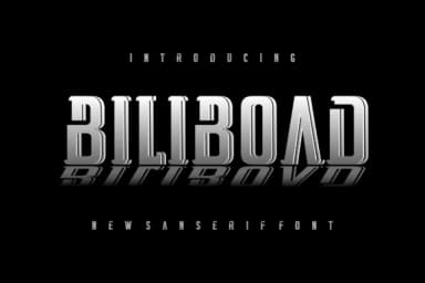 Biliboad by kalingga.albert — Slab Serif Font — thumbnail 1