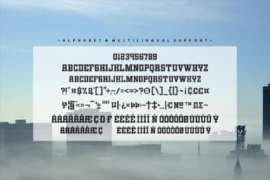 Bionic City by Fanddy Babur — Slab Serif Font — thumbnail 2