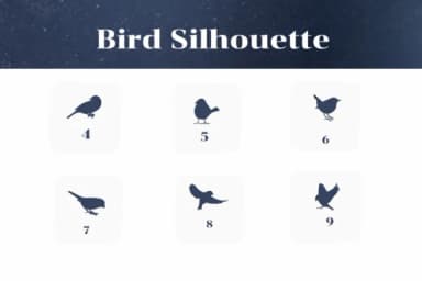 Bird Silhouette by Apiwat Type — Dingbats Font — thumbnail 4