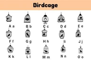 Birdcage by Nun Sukhwan — Dingbats Font — thumbnail 2