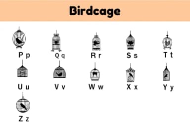Birdcage by Nun Sukhwan — Dingbats Font — thumbnail 3