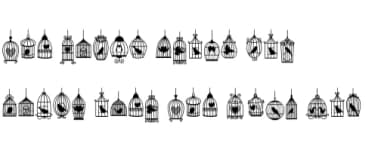 Birdcage by Nun Sukhwan — Dingbats Font — thumbnail 8