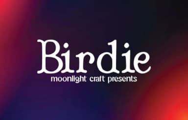 Birdie by moonlight craft — Slab Serif Font — thumbnail 1