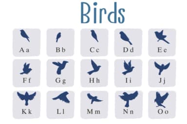 Birds by Nongyao — Dingbats Font — thumbnail 2
