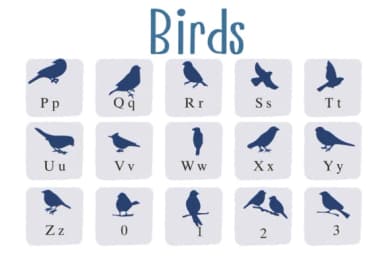 Birds by Nongyao — Dingbats Font — thumbnail 4