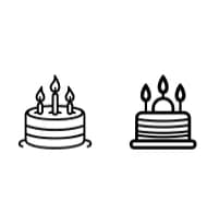 Birthday Cake by MOMAT THIRTYONE — Dingbats Font — thumbnail 5