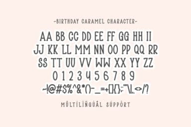 Birthday Caramel by CraftedType Studio — Slab Serif Font — thumbnail 3
