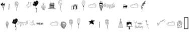 Birthday Doodle by Ciriative — Dingbats Font — thumbnail 5