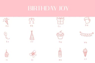 Birthday Joy by Heartcraft Atelier — Dingbats Font — thumbnail 2