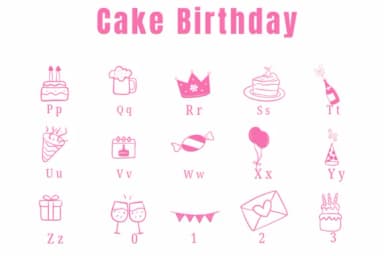 Birthday Party by Suphitchaya — Dingbats Font — thumbnail 3