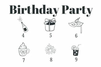 Birthday Party by Suphitchaya — Dingbats Font — thumbnail 4