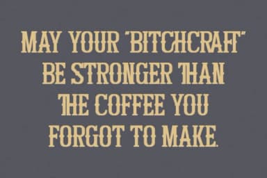 Bitchcraft by Pian45 — Slab Serif Font — thumbnail 6