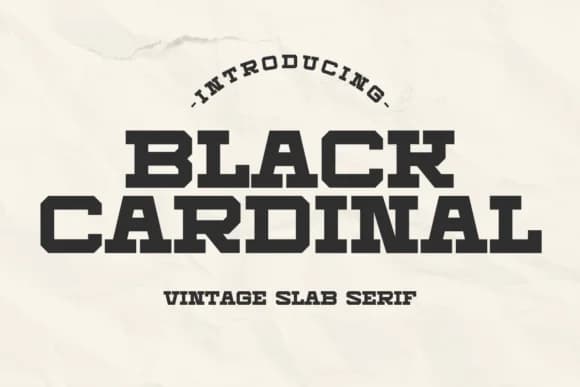Black Cardinal by Intype Studio — Slab Serif Font