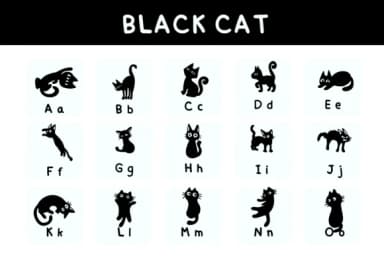 Black Cat by Bee piyanuch — Dingbats Font — thumbnail 2