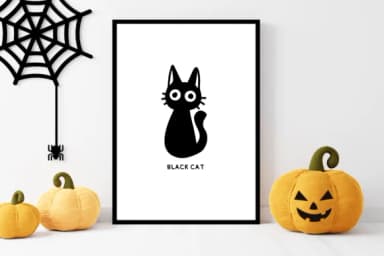 Black Cat by Bee piyanuch — Dingbats Font — thumbnail 6