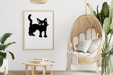 Black Cat by Bee piyanuch — Dingbats Font — thumbnail 7