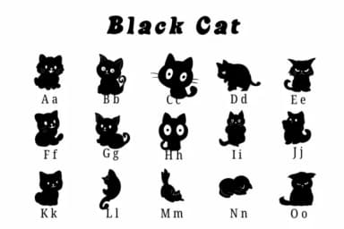 Black Cat by Suphitchaya — Dingbats Font — thumbnail 2