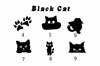 Black Cat by Suphitchaya — Dingbats Font — thumbnail 4