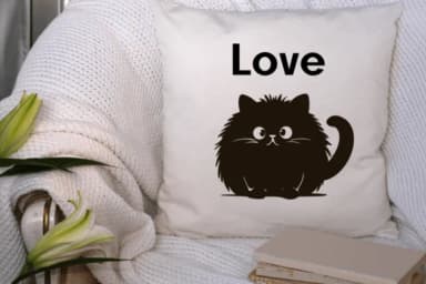 Black Cute Cat by BK Creative Designs — Dingbats Font — thumbnail 6