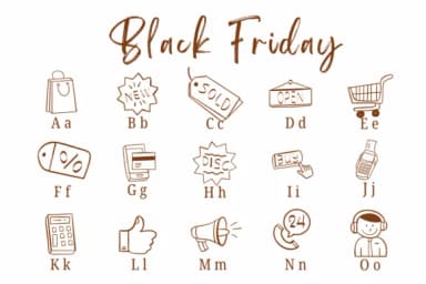 Black Friday by Suphitchaya — Dingbats Font — thumbnail 2